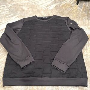 Arcteryx Mens Kole Down Pullover XL Penumblack goose down puffer pull over